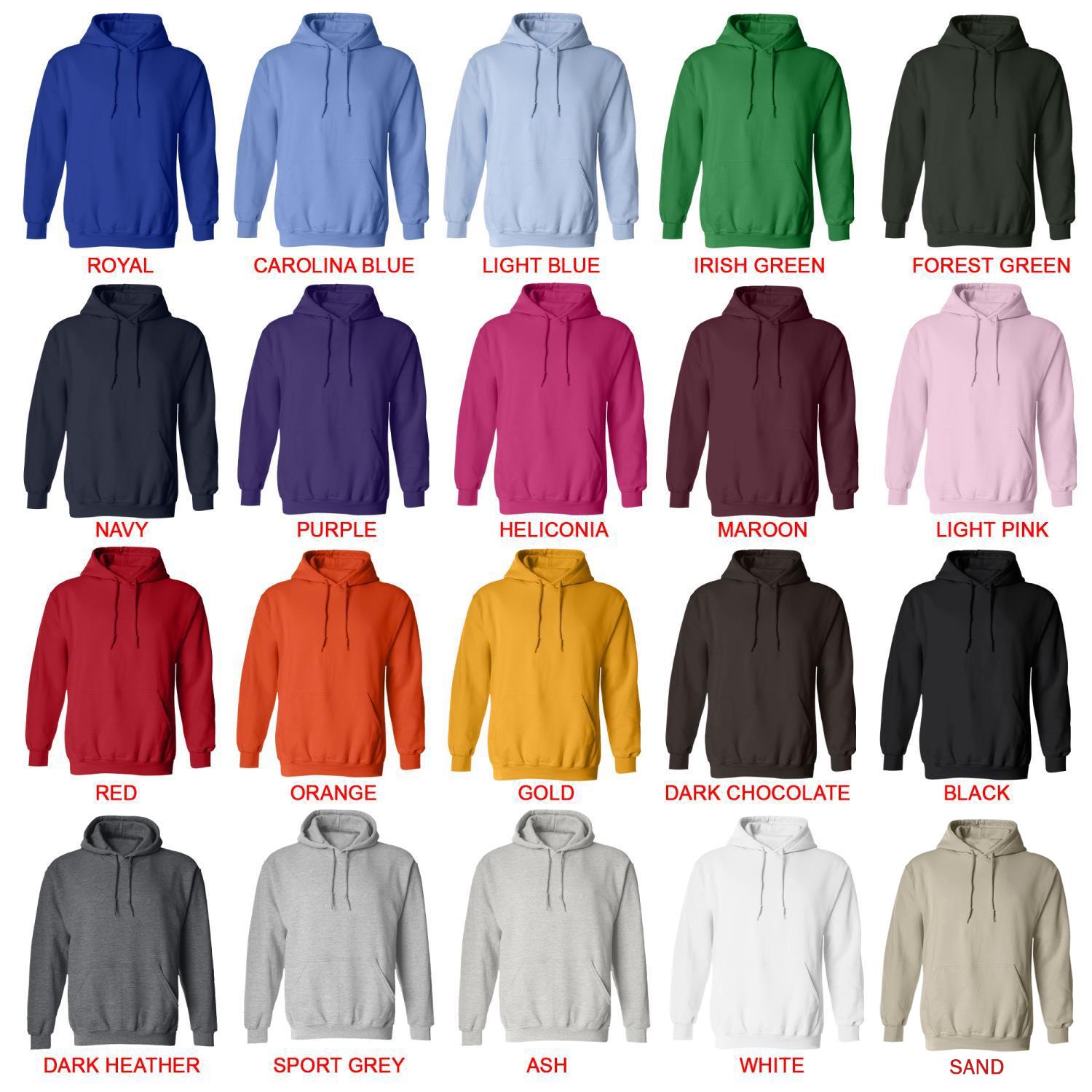 hoodie color chart - Badminton Gifts Store